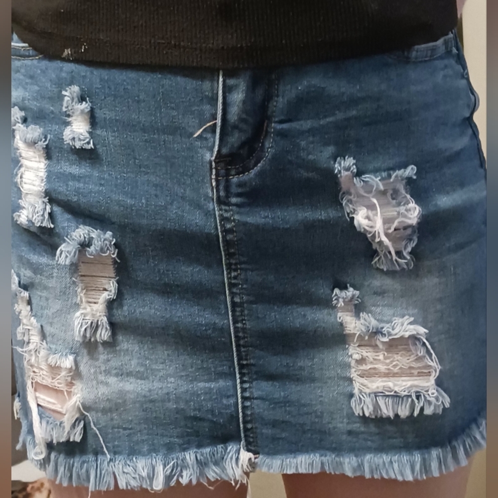 Womens jean Skirt size Small